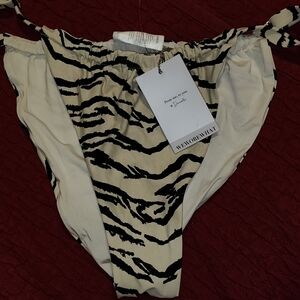 Brazilian Tiger Print Bikini Bottom size L